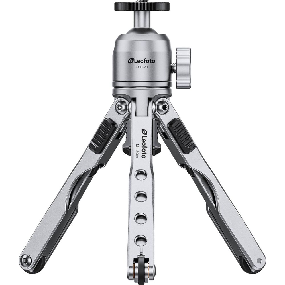 Trépied de Table Leofoto MT-03mini + rotule MBH-20 (argent)