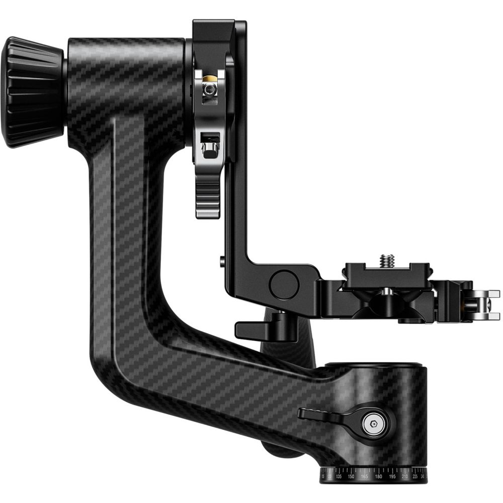 Leofoto PG-3SL Carbon Fiber Gimbal Head with long handle - black
