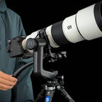 Leofoto PG-3SL Carbon Fiber Gimbal Head with long handle - black