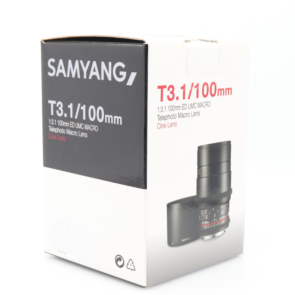 Samyang 100mm f/3.1 ED UMC Macro Nikon used