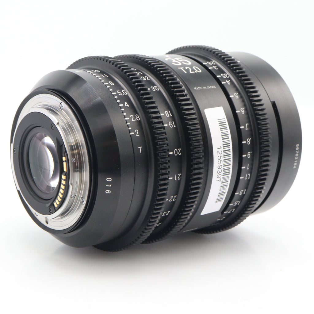Sigma 18-35mm T2 Cine High Speed Zoom Canon EF used