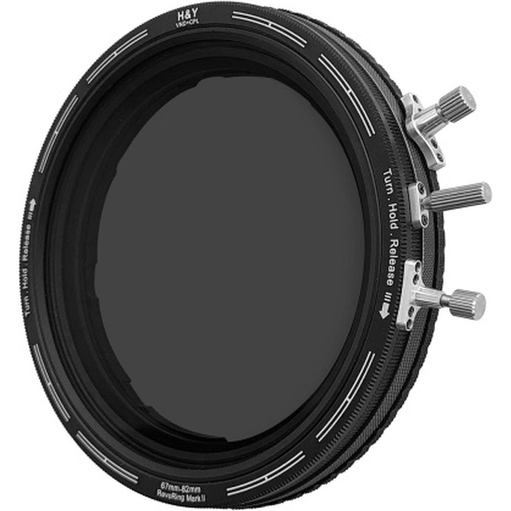 H&Y Revoring ND-1000 + CPL filter MK II 46-62mm