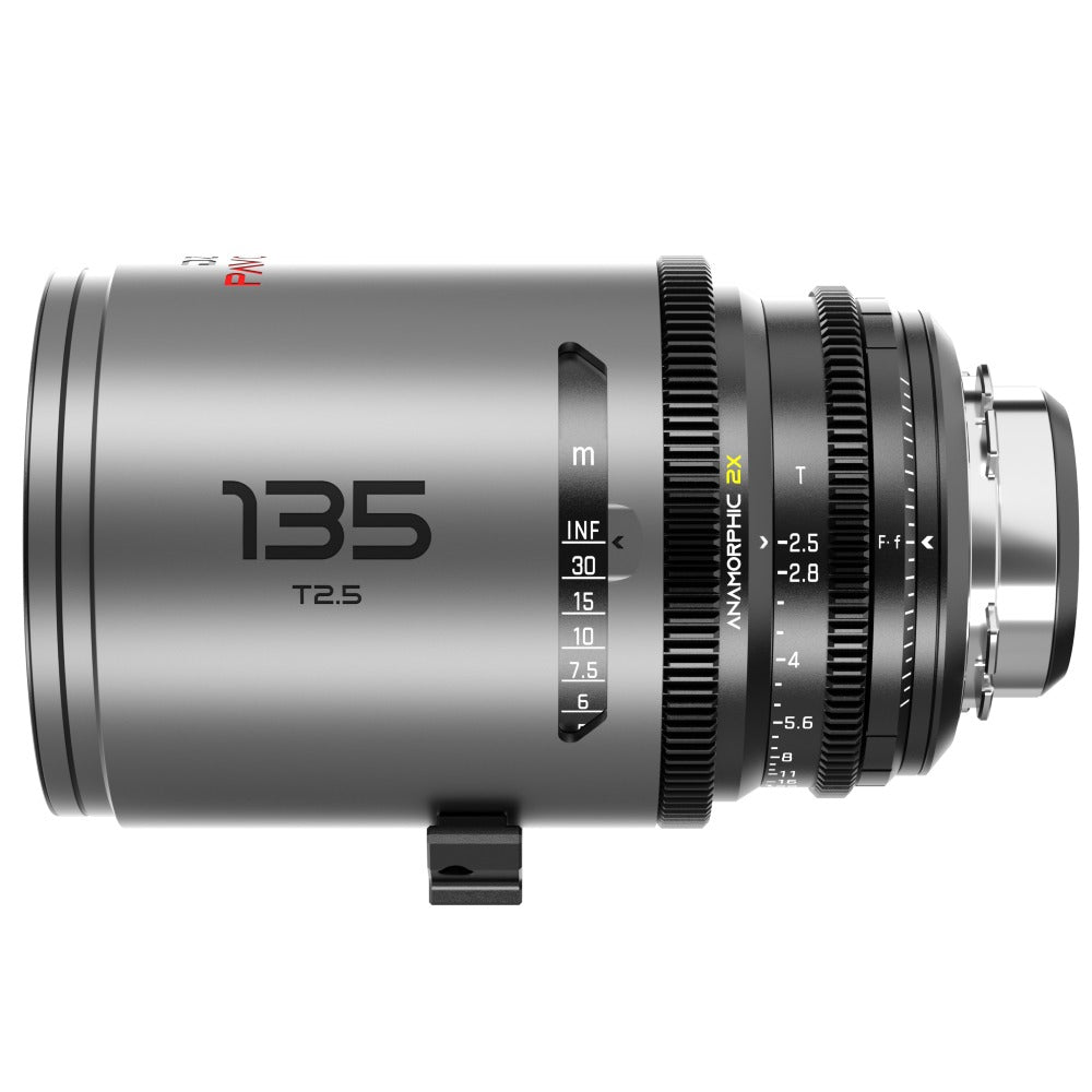 DZOFilm Pavo 2x anamorphique Prime 135mm T2.5 - Revêtement neutre - Monture PL&EF (mètre)