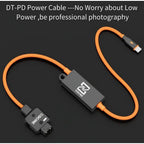 Câble d'alimentation bidirectionnel ZGCINE D-Tap vers USB-C PD