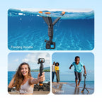 Telesin Underwater Selfie Stick Trépied avec Remote pour GoPro
