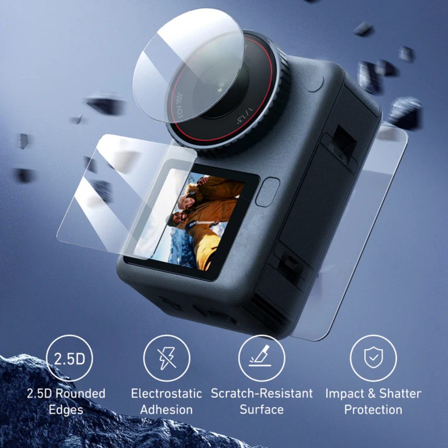 Telesin Screen Protector for DJI Osmo Action 6 - 2 sets