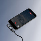 Ensemble Microphone sans Fil Ulanzi A21 + Étui Lightning - Noir