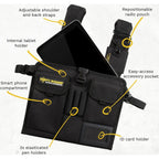 Support de tablette mains libres Dirty Rigger Chest Mate Pro