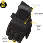 Gant Dirty Rigger Comfort Fit Rigger, édition noire, taille M