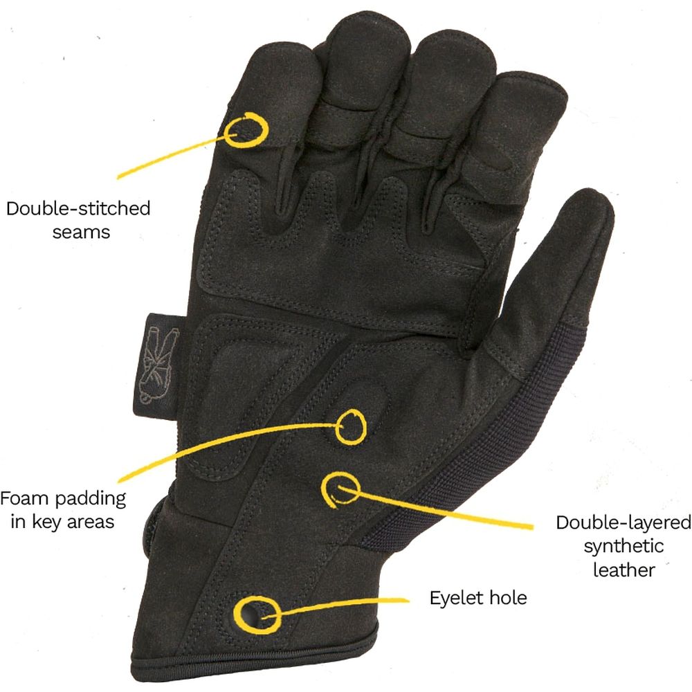 Gant Dirty Rigger Comfort Fit Rigger, édition noire, taille M