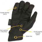 Gant Dirty Rigger Comfort Fit Rigger, édition noire, taille M