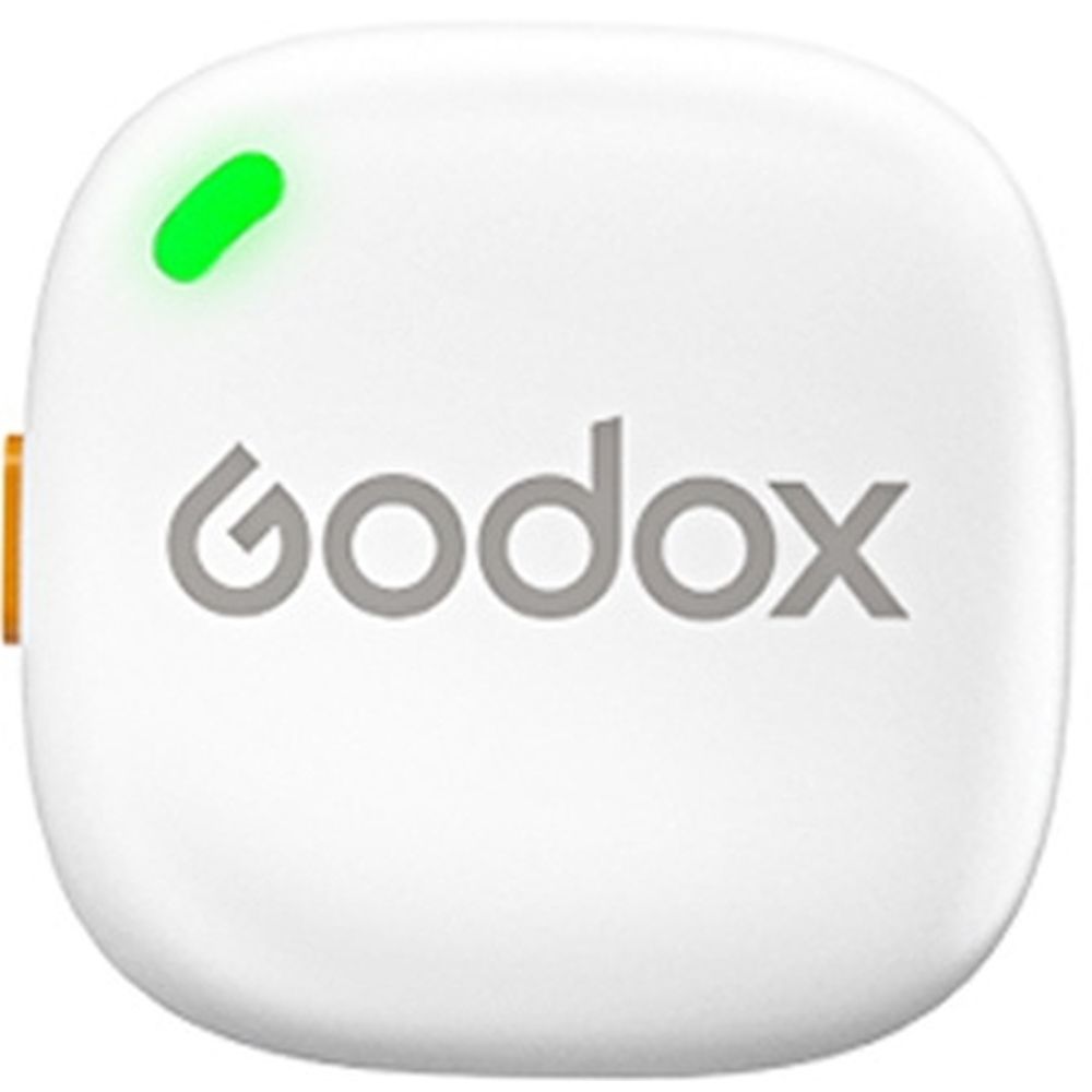 Godox C01 Kit 2 Système de Microphone sans Fil 2,4 GHz Blanc