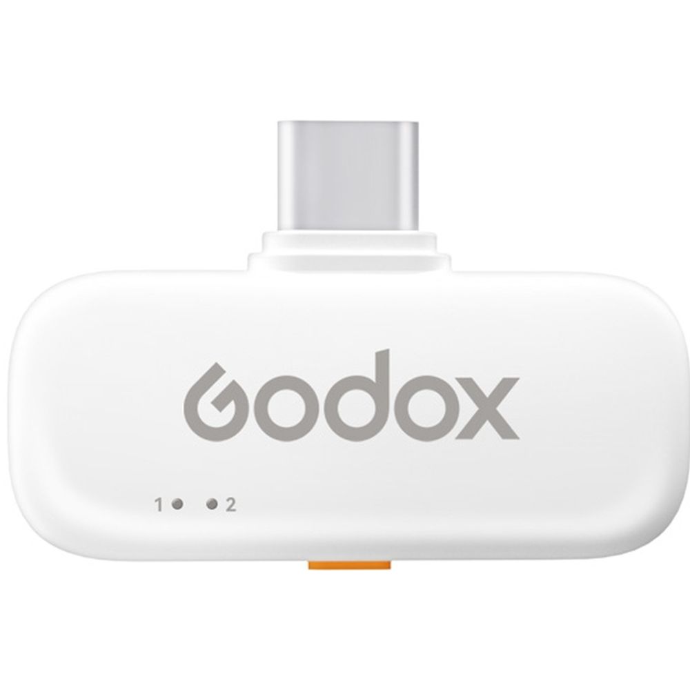 Godox C01 Kit 2 Système de Microphone sans Fil 2,4 GHz Blanc