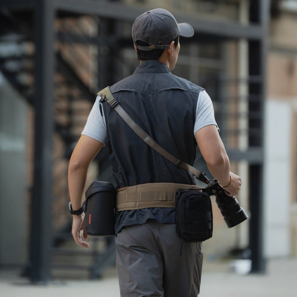 Ceinture de photographie PGYTech OneMo, marron coyote