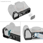 Plaque de base SmallRig 6033 avec emplacement pour AirTag pour Sony Alpha 7 V / 7R V / 7 IV