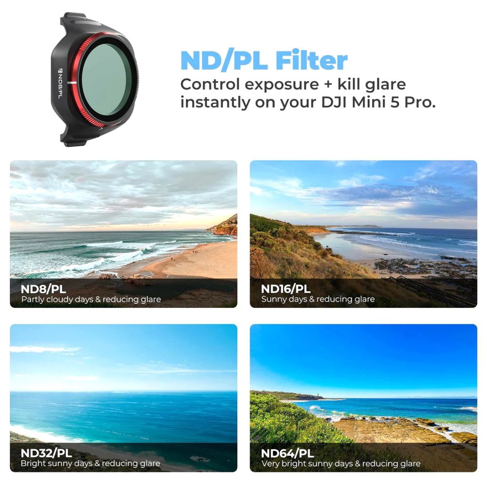 Kit de 16 filtres Freewell DJI Mini 5 Pro