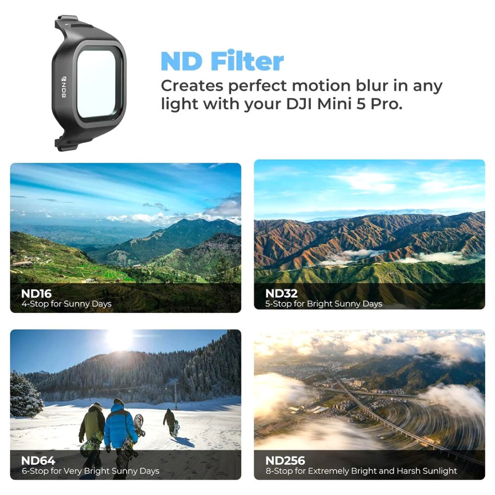 Kit de 16 filtres Freewell DJI Mini 5 Pro