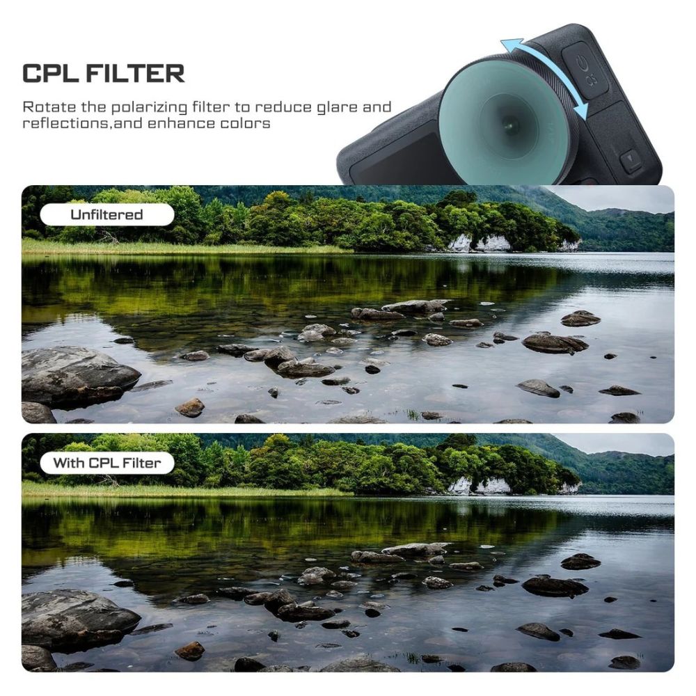 Freewell DJI Osmo Action 5 Pro CPL Filter