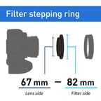 Bague Kenko Stepping 67mm - 82mm