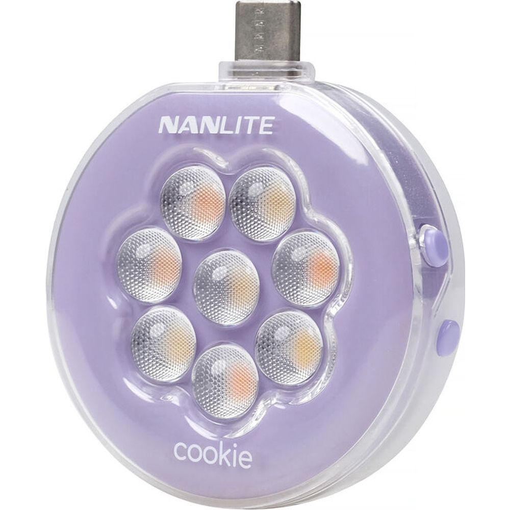 Mini lampe LED Nanlite Cookie (lavande)
