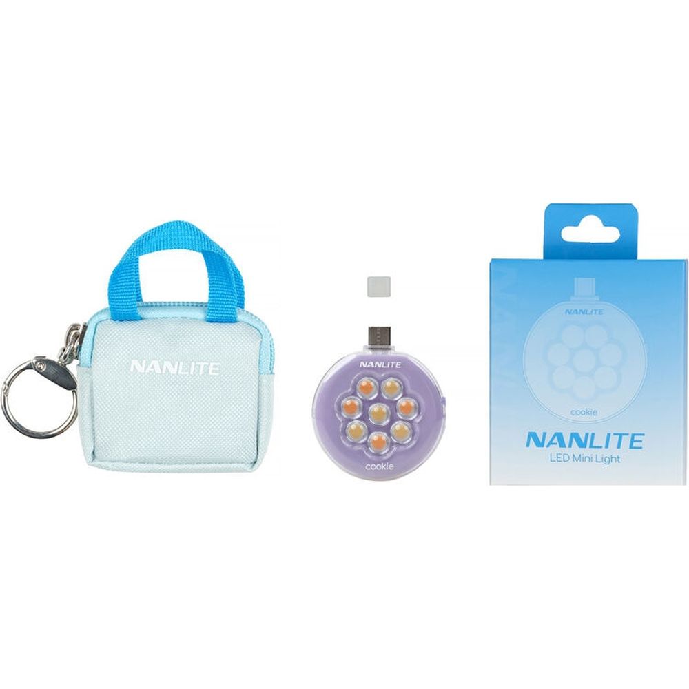 Mini lampe LED Nanlite Cookie (lavande)