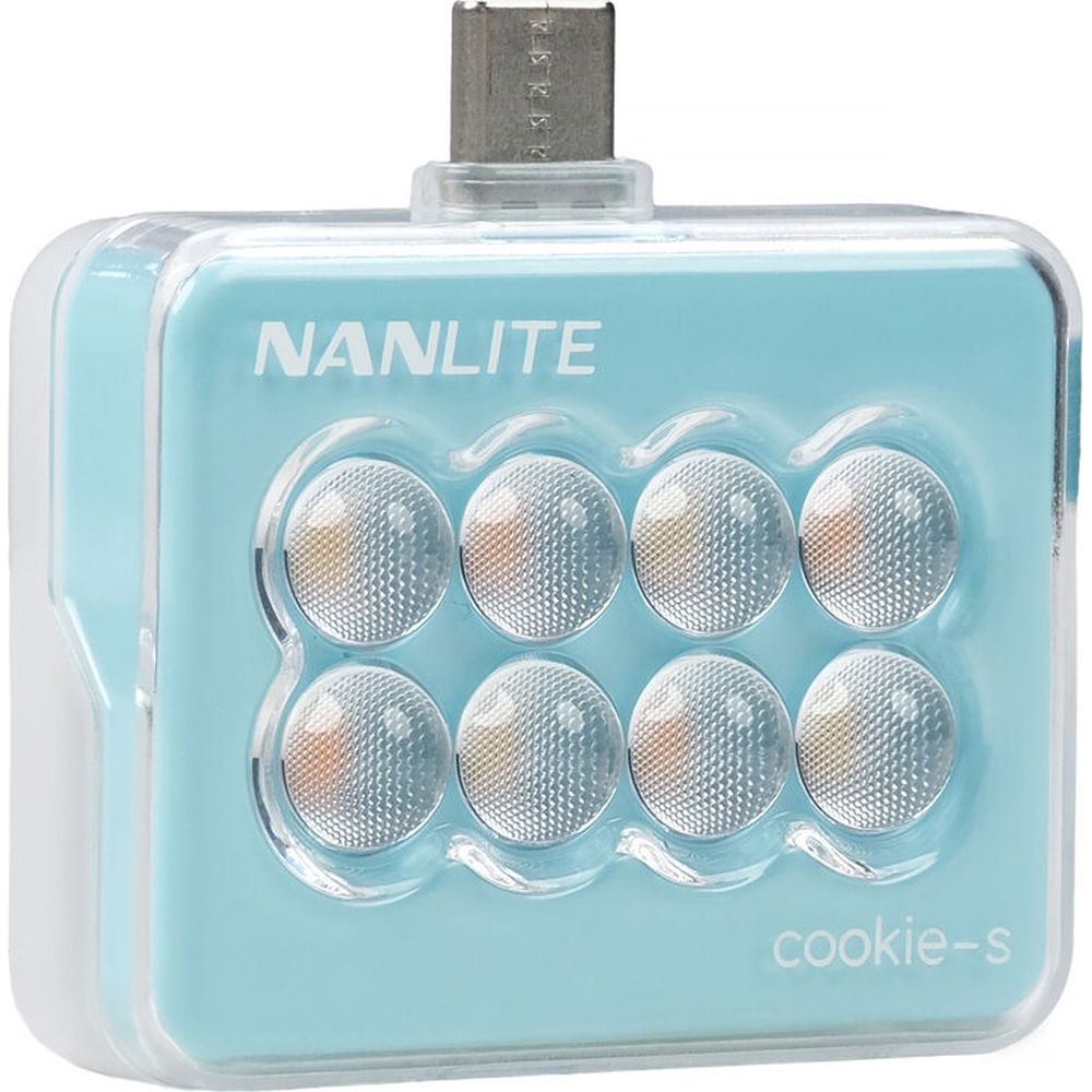 Nanlite cookie-s LED Mini Light (cyan blue)