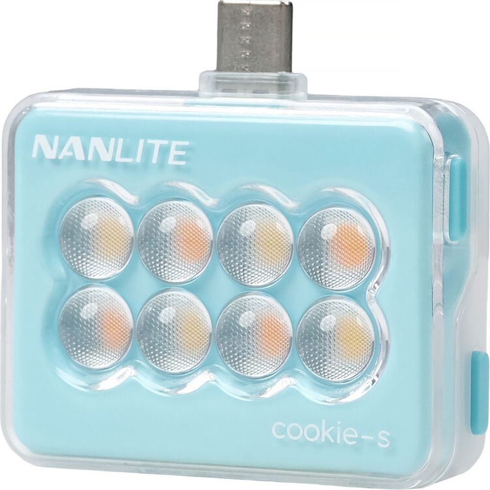 Nanlite cookie-s LED Mini Light (cyan blue)
