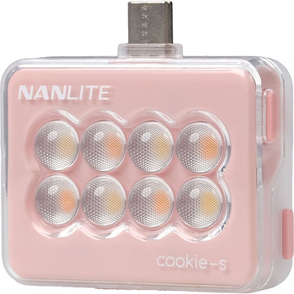 Mini lampe LED Nanlite Cookie-S (rose corail)