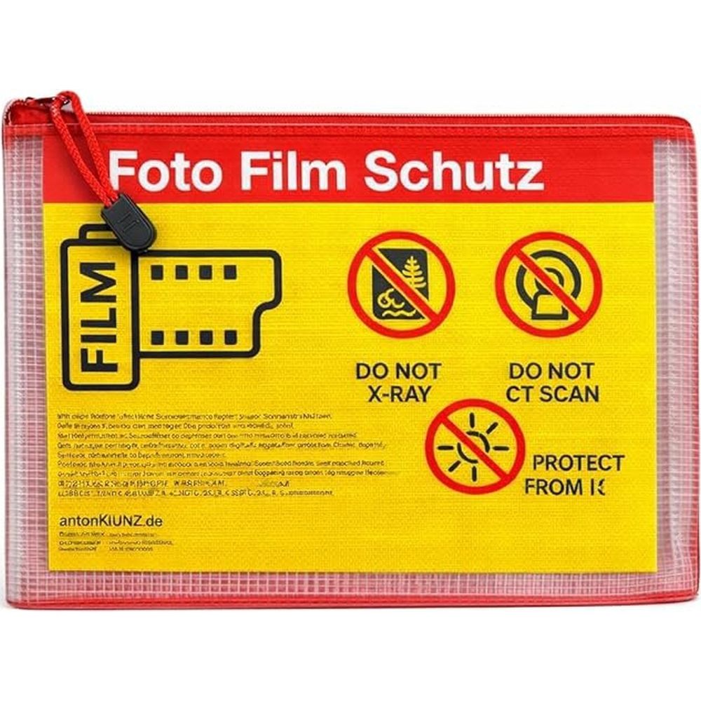 Domke Filmguard Photo Film Protection A5 Bag for 10 x 35mm / 120 Film 4-pack - Blue, Green, Red, Yellow