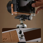 PGYTECH Cuir Appareil Photo Étui pour Fujifilm X100VI – Clay Marron