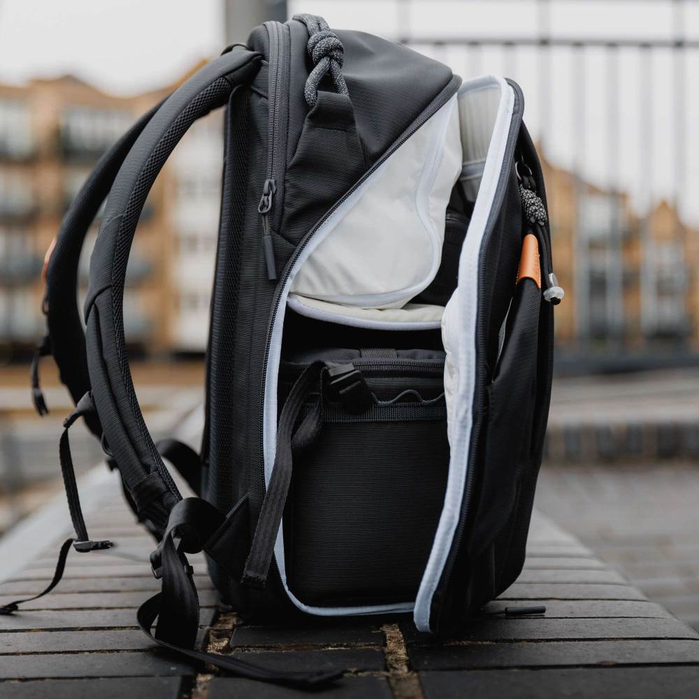 Leofoto Daily Lite Series Sac à Dos 17L - Bleu Incl. Cube Photo