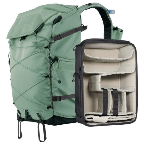 Leofoto Backup Series Sac à Dos 35L Vert Incl. Grand Séparateur