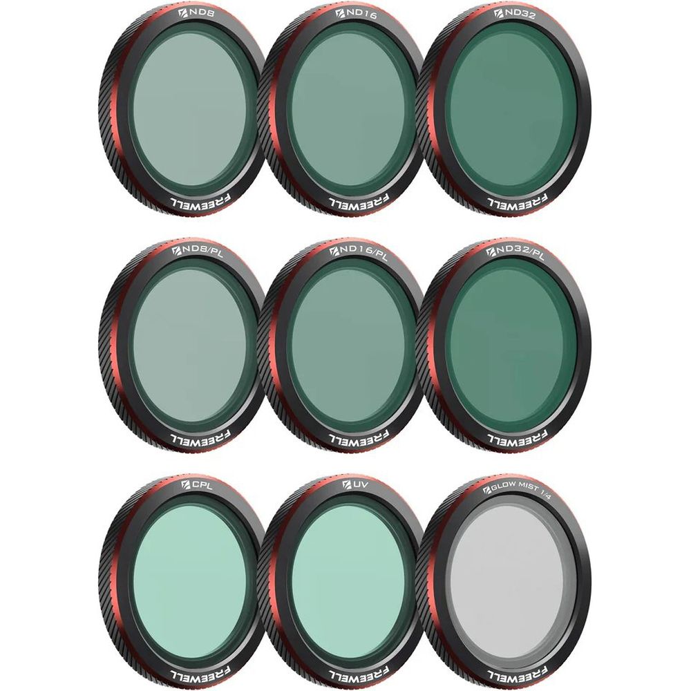 Kit de 9 filtres magnétiques Freewell pour DJI Neo 2