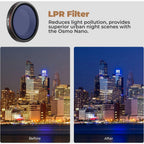 Freewell DJI Osmo Nano Light Pollution Reduction Filter