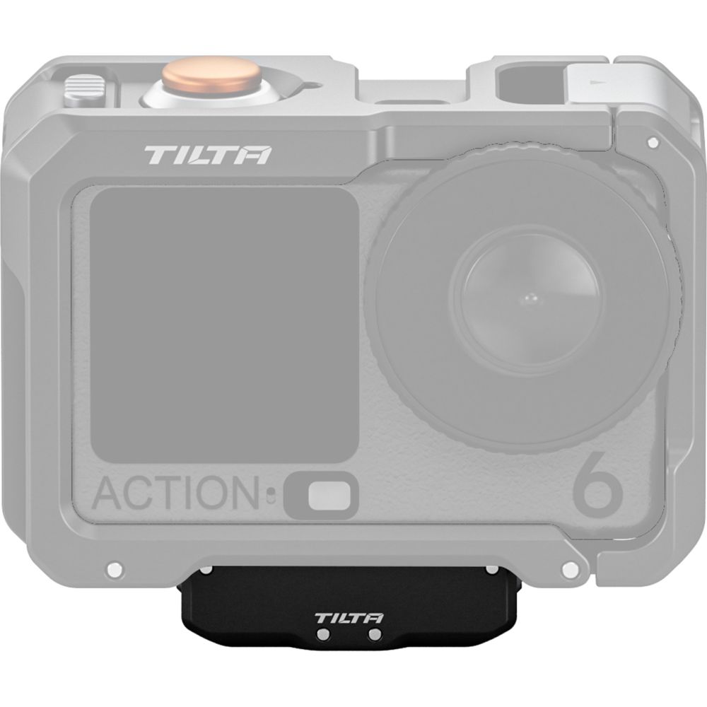 Plaque de Base de Montage à Dégagement Rapide Tilta pour DJI Osmo Action 6/Nano - Noire
