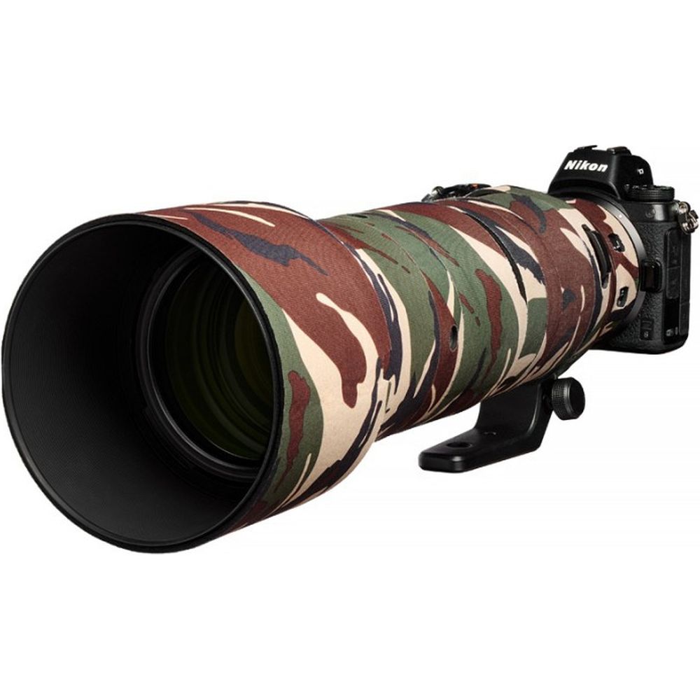 easyCover Protection d'objectif en chêne pour Nikon Z 180-600mm f/5.6-6.3 VR, camouflage vert