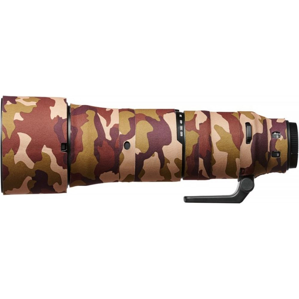 easyCover Protection d'objectif en chêne pour Nikon Z 180-600mm f/5.6-6.3 VR, camouflage marron