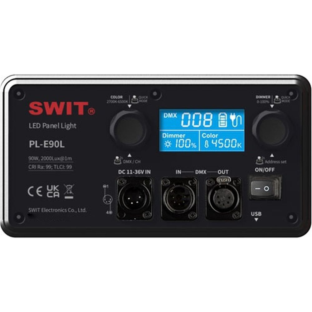 SWIT PL-E90L 8:1 Bi-color Panel Light 90W Professional SMD-LED, V-Mount