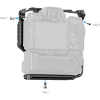 Cage SmallRig 5908 pour Sony A1 II et A9 III avec poignée d'alimentation verticale VG-C5