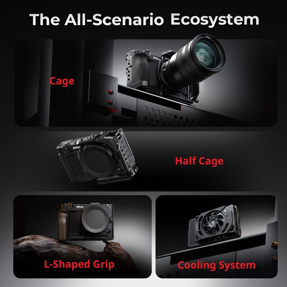 Kit de cage à dégagement rapide SmallRig 6113 « HawkLock » pour Nikon ZR