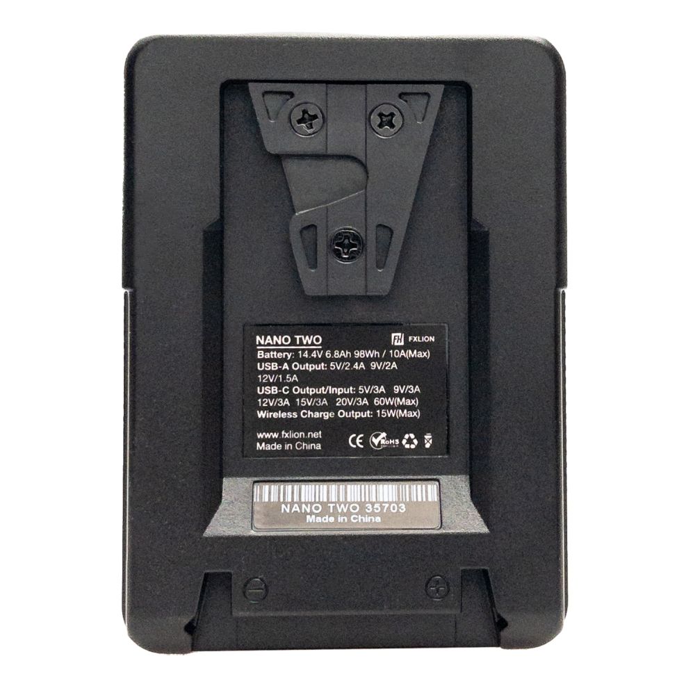 Batterie Fxlion Nano Two 14,8V / 98Wh V-Lock sans Fil Pack de 2