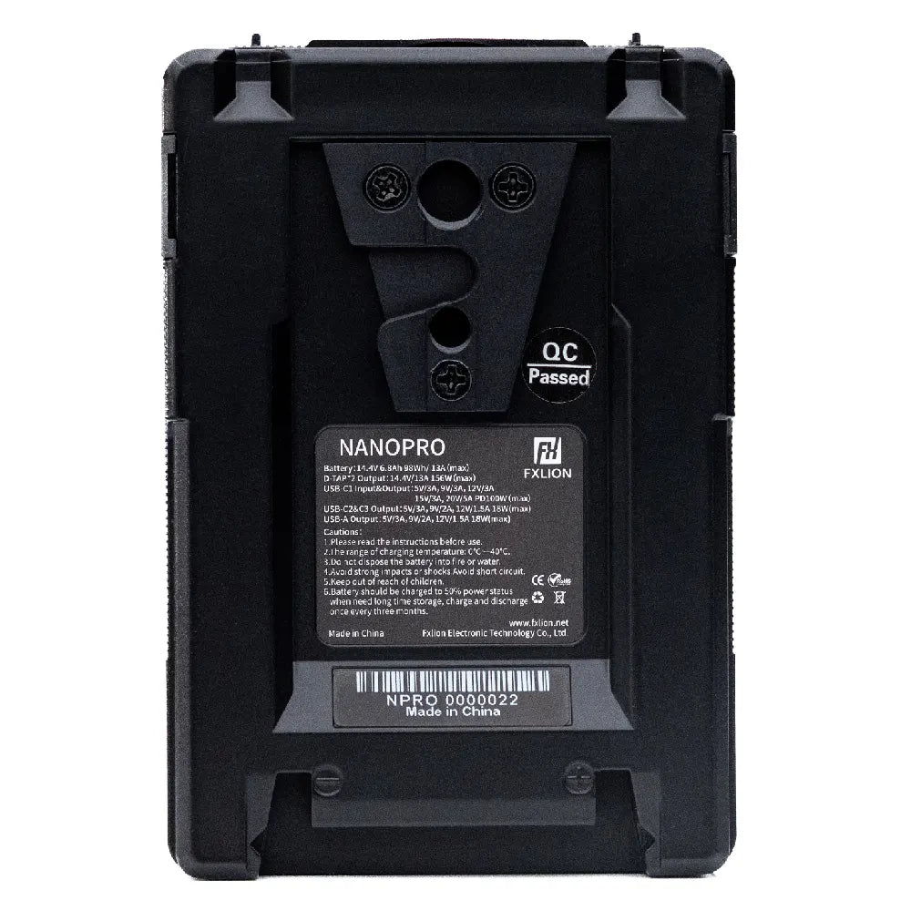 Batterie Fxlion Nano Pro 98Wh V-Mount PD 100W pack de 2