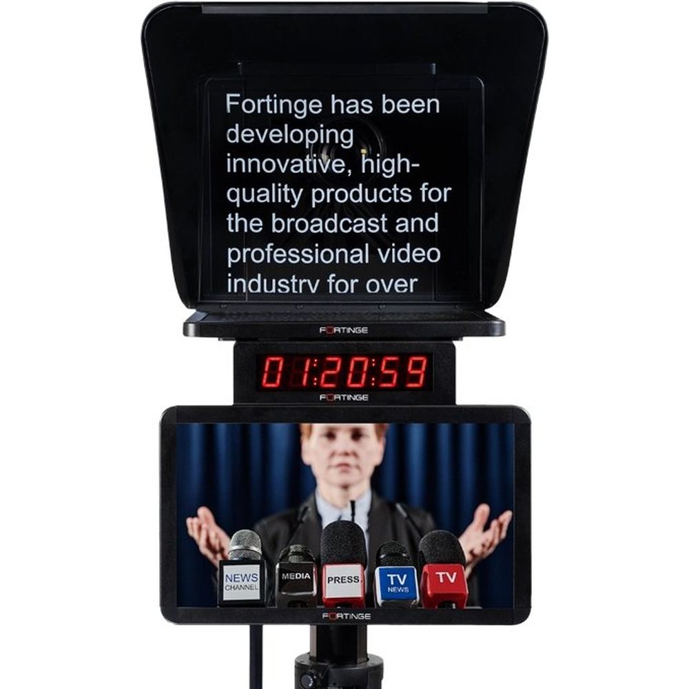 Téléprompteur de studio Fortinge ERA LITE 17-SDI 17 pouces avec solution SDI
