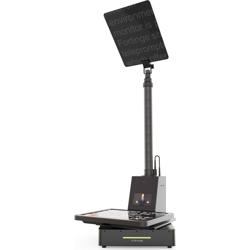 Téléprompteur de scène à double moteur Fortinge MOBO de 21 pouces