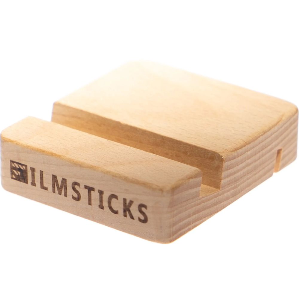 Filmsticks Support en bois pour smartphones et clap de cinéma