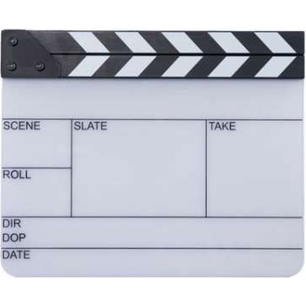 Filmsticks Clapboard d'entrée de gamme moyen 11 pouces tout temps - Version USA