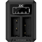JJC Fuji DCH-W126TC USB-C Dual Battery Charger (for Fuji NP-W126 battery)