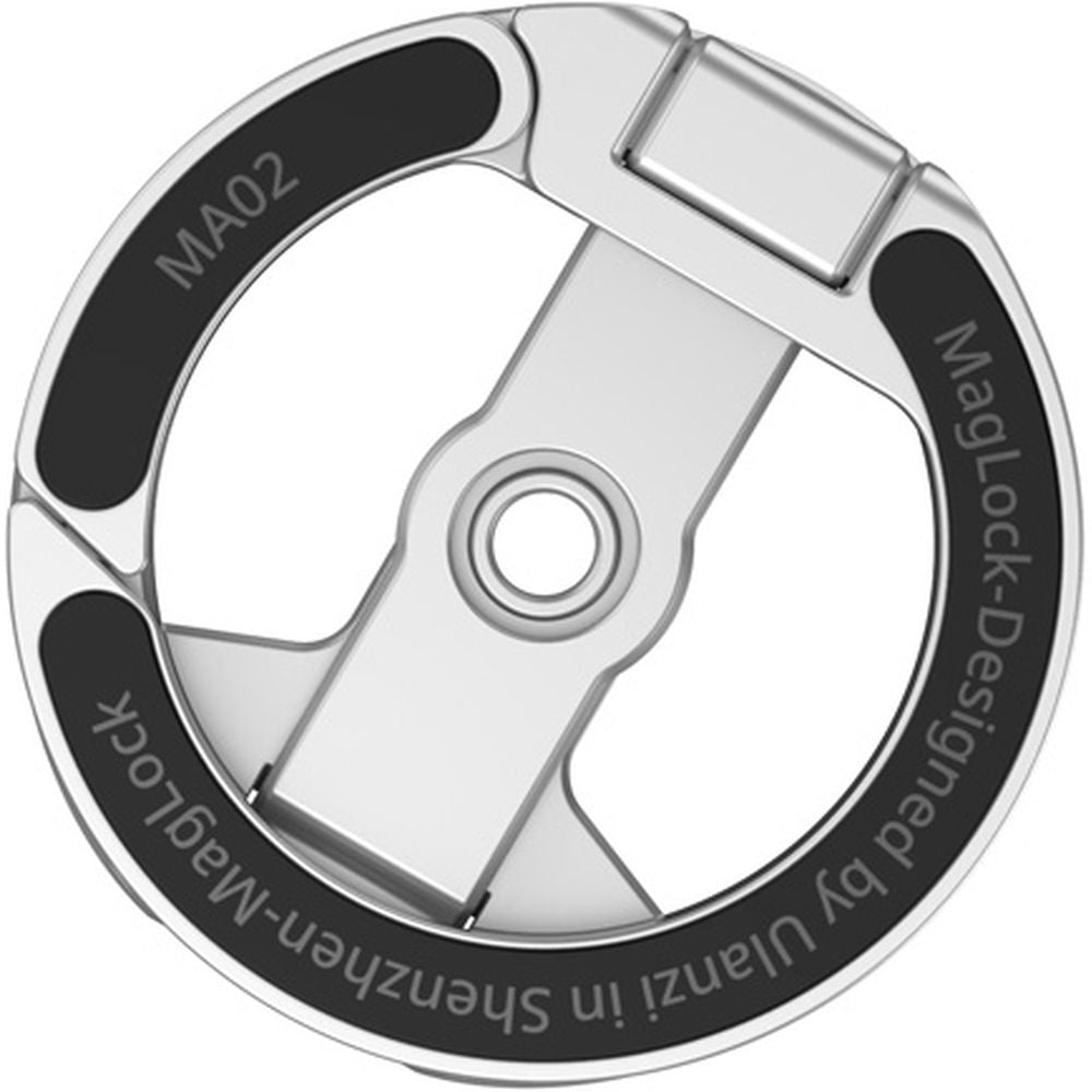 Support magnétique double pour téléphone Ulanzi MA02 MagLock (argent)