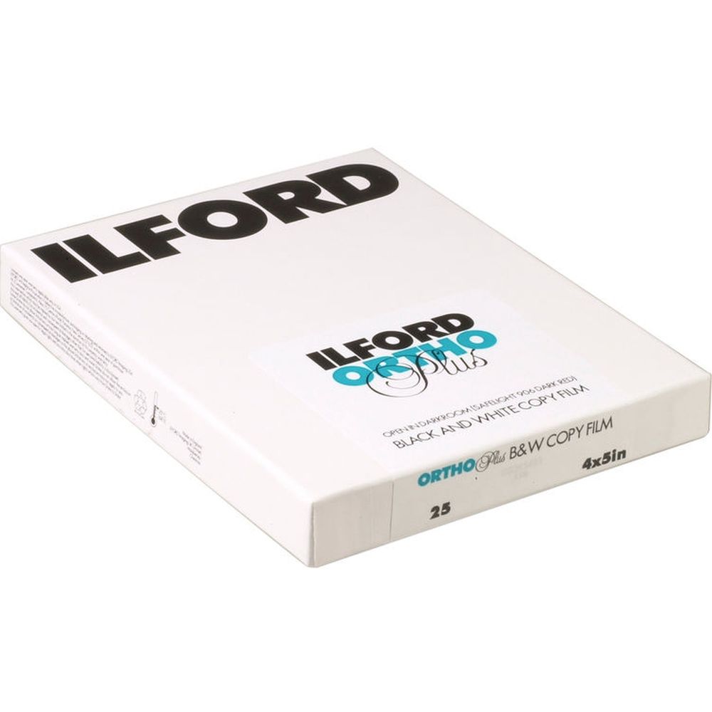 Film Ilford Ortho Plus 4x5, 25 feuilles
