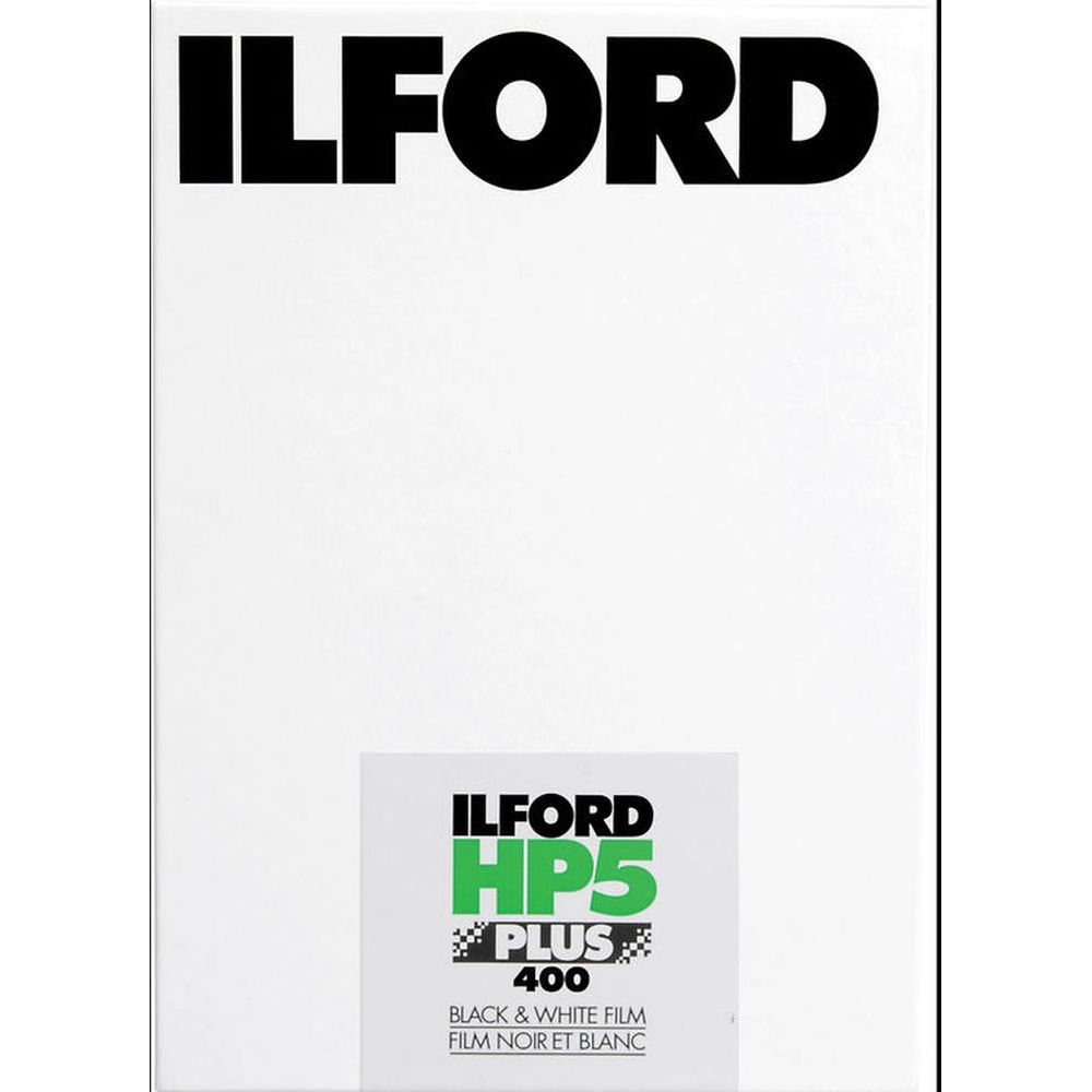 Ilford HP5 plus 5x7, 25 feuilles de film